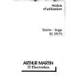 ARTHUR MARTIN ELECTROLUX SC0575