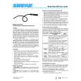 SHURE BETA 98 Owner's Manual