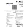 SONY MZE900 Service Manual