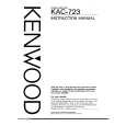 KENWOOD KAC723 Owner's Manual