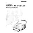 PANASONIC UF315 Owner's Manual