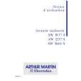ARTHUR MARTIN ELECTROLUX AW1466S Owner's Manual