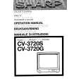 SHARP CV3720S Owner's Manual
