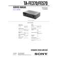 SONY TAFE570 Service Manual