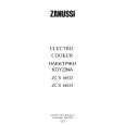 ZANUSSI ZCS6602W Owner's Manual