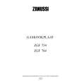 ZANUSSI ZGF784ITXC Owner's Manual