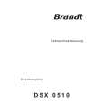 BRANDT DSX0510 Owner's Manual