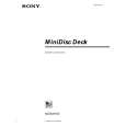 SONY MDS-M100 Owner's Manual