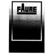FAURE CCE472W1 Owner's Manual