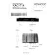 KENWOOD KAC714 Owner's Manual