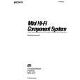 SONY FH-B510 Owner's Manual
