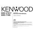 KENWOOD KDC716S Owner's Manual