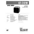 SONY ICFC101W Service Manual