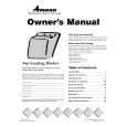 WHIRLPOOL DLW231RAW Owner's Manual