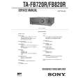 SONY TAFB720R/FB820R Service Manual