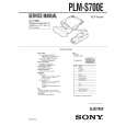 SONY PLMS700E Service Manual