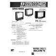SONY KV2222EC2 Service Manual