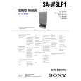 SONY SAWSLF1 Service Manual