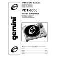 GEMINI PDT-6000 Owner's Manual