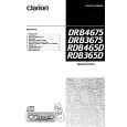 CLARION RDB465D Owner's Manual