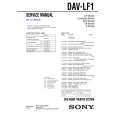 SONY DAVLF1 Service Manual