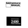 NAD 2400 Service Manual