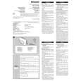 PANASONIC RQCW05 Owner's Manual