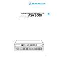 SENNHEISER ASA 3000 Owner's Manual