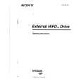 SONY SFD200SBP Owner's Manual