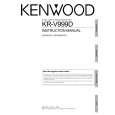 KENWOOD KRV999D Owner's Manual
