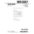 SONY MDRQ33LP Service Manual