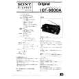 SONY ICF-6800A Service Manual