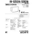 SONY KVD2531A Service Manual