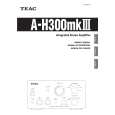 TEAC AH300MKIII Owner's Manual