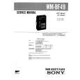 SONY WMBF49 Service Manual