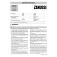 ZANUSSI ZWT270 Owner's Manual