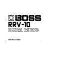 BOSS RRV-10 Owner's Manual