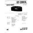 SONY ICFCD803L Service Manual