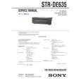SONY STRDE635 Service Manual