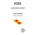 VOSS-ELECTROLUX DEK204-9 Owner's Manual