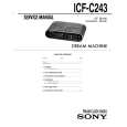 SONY ICF-C243 Service Manual
