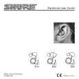 SHURE E2C EARPHONE Owner's Manual