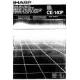 SHARP CE140P Owner's Manual