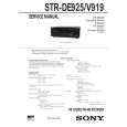 SONY STRDE925 Owner's Manual