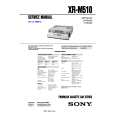 SONY XRM510 Service Manual
