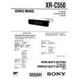 SONY XRC550 Service Manual