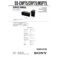 SONY SSMSP75 Service Manual