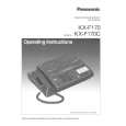PANASONIC KXF170 Owner's Manual