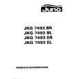 JUNO-ELECTROLUX JKG7493EL Owner's Manual