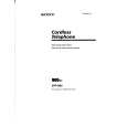 SONY SPP900 Owner's Manual